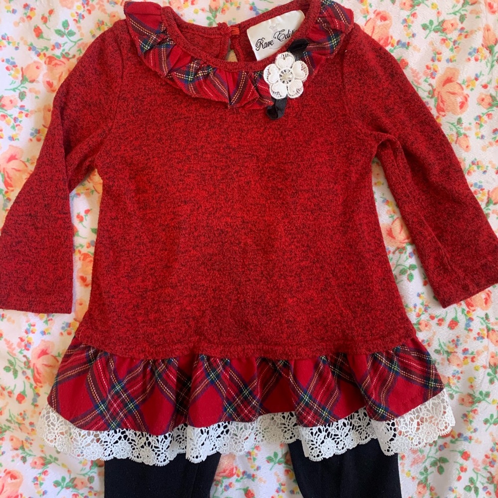 Rare Editions Red Christmas Set
